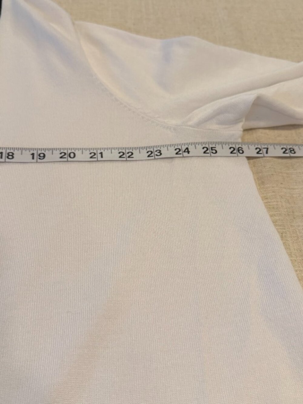 89th + Madison White Open Front Cardigan Sweater Black Trim Plus Size 2X - Picture 3 of 7